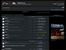Tablet Screenshot of gekkoforum.nl